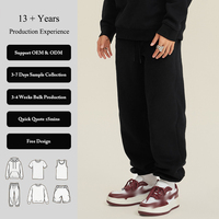 Pantalon de jogging uni unisexe avec doublure polaire, taille élastique, coupe droite, épais, plusieurs couleurs, vente en gros en vrac, en stock