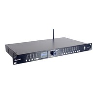 Processeur audio Dsp 4 entrées 8 sorties Processeur numérique Gestion des haut-parleurs 96Khz / 192Khz Commutation du taux d'échantillonnage
