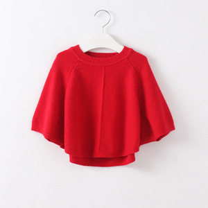 Children's Custom Plain <b>Used</b> <b>Cashmere</b> Cape <b>Sweaters</b> of Wholesale Clothing - Product Image 4