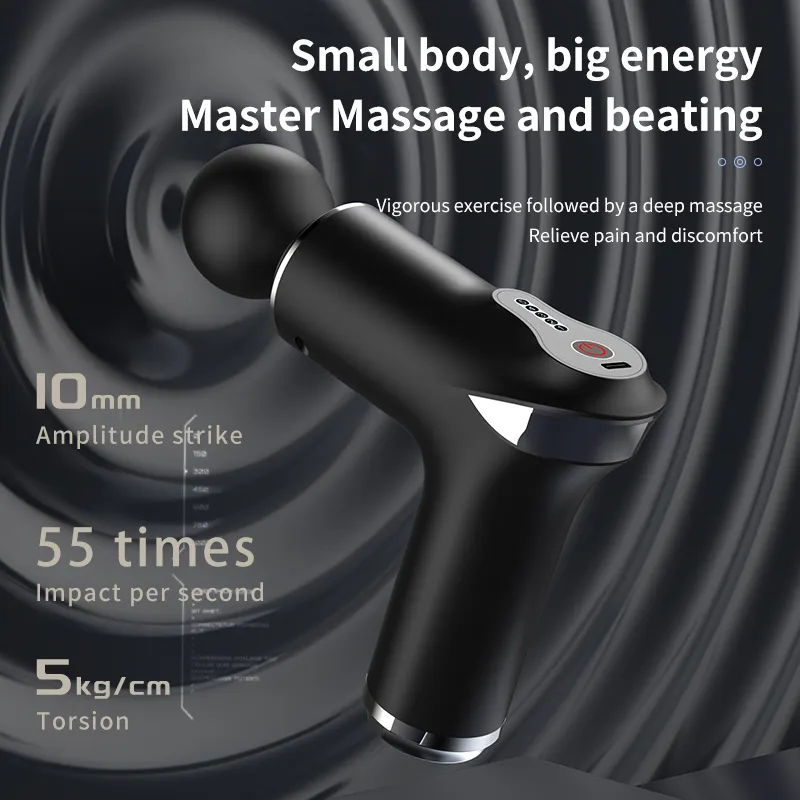 HB-009 3200 vòng/phút cầm tay mô sâu thư giãn fascial phòng tập thể dục bagmassage Súng rung massage sâu