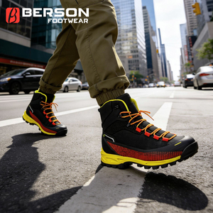 Chaussures de trekking professionnelles unisexe en maille imperméable à coupe haute avec soutien de la <span class=keywords><strong>cheville</strong></span>, toutes saisons, tailles 36-45, vente en gros usine - Product Image 2