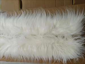 Lichtgewicht nepbont boa's met led-verlichting, harige sjaal voor rave, dansfeest, kostuum, Halloween, Kerstmis, afstuderen, Pasen, decoratie, wit - Product Image 3