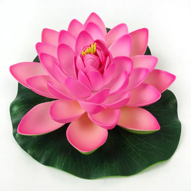 Hot sale egyptian blue artificial white lotus floating flower