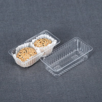 Wegwerp Plastic Fruitkoekjesverpakkingsdoos Transparant Voedselbinnenblad