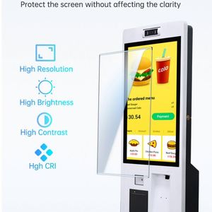 टचwo 27 'फ्लोर स्टैंडिंग ऑर्डरिंग मशीन सेल्फ सर्विस टर्मिनल पेमेंट कियोस्क प्रिंटर क्यूआर कोड स्कैनर के साथ - Product Image 3