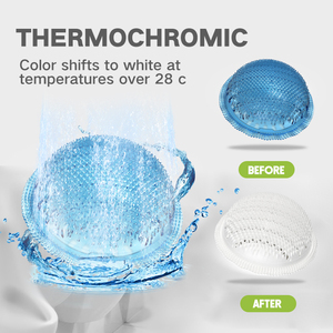 Rejilla de inodoro termocrómica circular con sabor a mango para uso en baños masculinos - Product Image 4