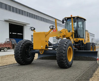 Nouvelle Niveleuse à moteur Shanbo GR1803IV 190 CV 15,4 tonnes pour la construction, avec un moment de charge élevé, lame de 13 pieds et ripper