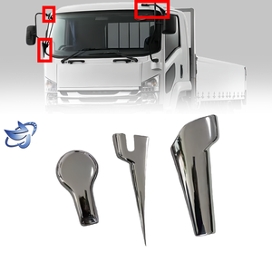 <span class=keywords><strong>Venta</strong></span> al por mayor de accesorios y repuestos de carrocería para camiones: Brazo de espejo cromado de plástico, de fábrica Zhijing, para ISUZU <span class=keywords><strong>FRR</strong></span> 2008 - Product Image 1