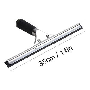 Gran Venta: Limpiacristales de Goma de Acero Inoxidable Ecológico y Conveniente, en Tendencia, para Baño y Coche - Product Image 4