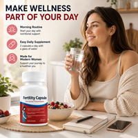 Capsules de soutien à la fertilité 60 gélules OEM Marque privée Supplément de préconception Formule de vitamines prénatales Vente en gros Direct usine