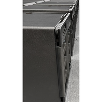 Système audio professionnel portable K1 à trois voies, double enceinte colonne de 15 pouces, 8 ohms, passif, étanche, en bois, pour sonorisation extérieure