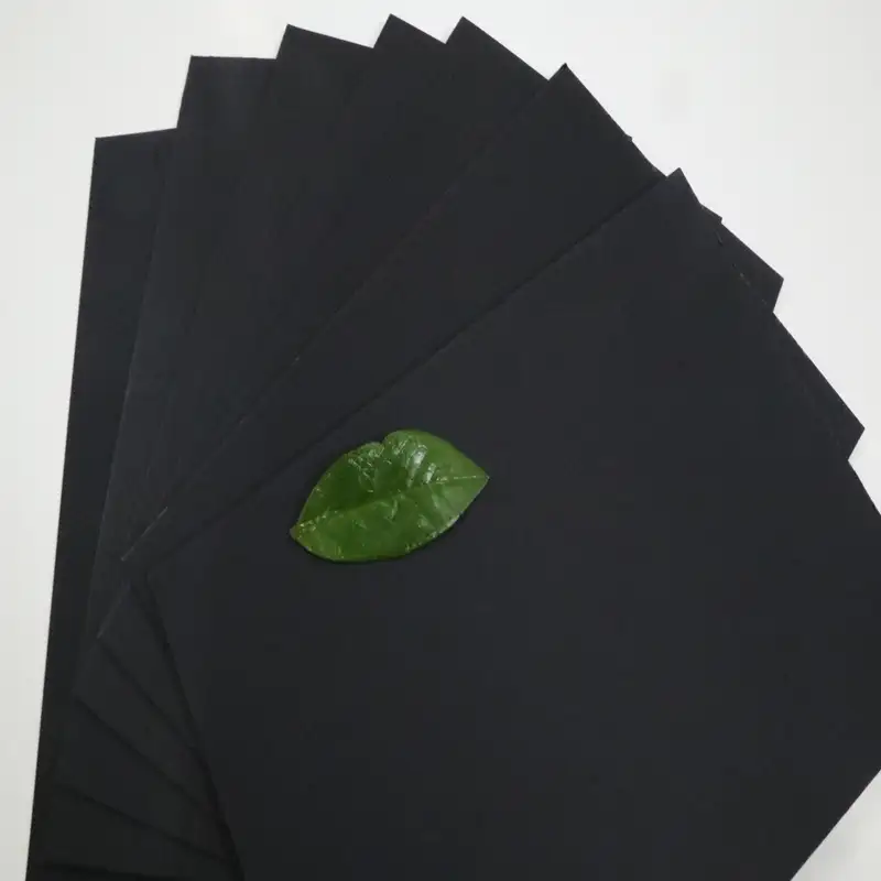 Черная картонная черная бумага для одежды, этикетки, коробка для печати, Крафтовая упаковка, фотоальбомы