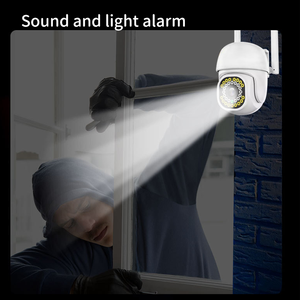 Caméra de sécurité sans fil 4CH, vision nocturne couleur, interphone vocal, PTZ, CCTV, NVR, caméra réseau Wifi avec écran de surveillance - Product Image 5