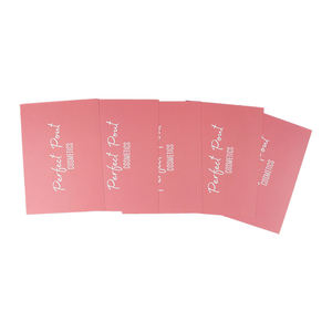 Nouvelles cartes de remerciement rose bonbon avec papier kraft assorti personnalisé pour les agences de créateurs et les studios de design - Product Image 4