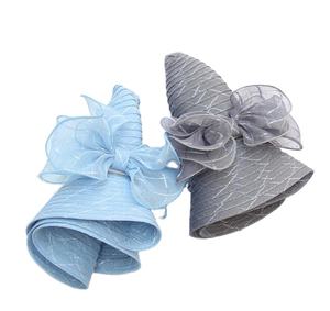 Hermoso y Elegante Sombrero de Fiesta, Sombrero de Organza Flexible, Sombrero de Moda para Iglesia, Boda, Sombreros Hechos a Mano para Damas, Adultos y Niños - Product Image 4