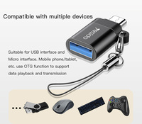 GS07 YESIDO Mini Adaptador OTG con Lector de Tarjetas Micro para Teléfono Móvil