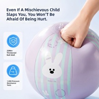 Ballon pare-chocs gonflable pour enfants - Matériau PVC épaissi, portable, grand format, utilisation intérieure/extérieure, développement émotionnel