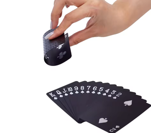 Cartes de <span class=keywords><strong>poker</strong></span> professionnelles personnalisées de haute qualité certifiées ISO9001, fabriquées en plastique durable - Product Image 1