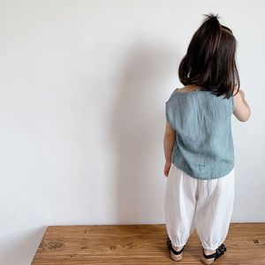 <span class=keywords><strong>Canottiera</strong></span> da ragazzo sottile estiva senza maniche t-shirt per bambini in cotone <span class=keywords><strong>canottiera</strong></span> - Product Image 5