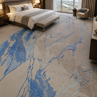 Tapis imprimé en nylon sur mesure 3D de luxe pour chambre d'hôtel 5 étoiles
