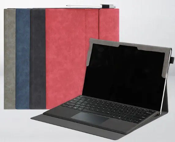Tablet case for microsoft surface pro 3 keyboard case surface pro 7/8 leather case cover