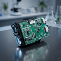 Sensor Pengukur Jarak Laser Semikonduktor Presisi Tinggi ±1m 905nm Modul LRF Logam Ringkas untuk Survei Industri & Robotika