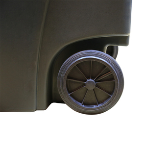 Poubelle commerciale à usage intensif de style américain en plastique de 55 gallons avec roues Barre de levage avant Conteneur à ordures - Product Image 5