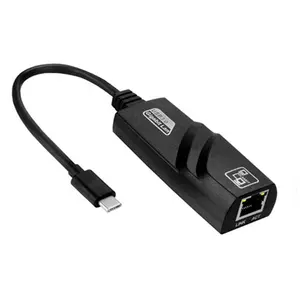 Adaptador USB, USB tipo C Gigabit 1000Mbps RJ45 Ethernet LAN adaptador de red para Macbook Pro y Huawei Matebook y más