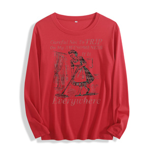 Camiseta de manga larga 100% algodón "Cuidado de no viajar en <span class=keywords><strong>mi</strong></span> impresionante gráfico", multicolor - Product Image 3