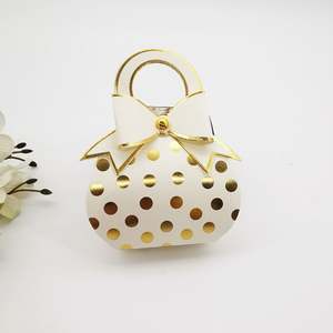 Sac à main mignon bronzant Dot Candy Gift Box Baby Shower Wedding Dragee Favor Box - Product Image 3