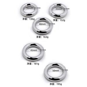Zware metalen penisring, scrotumstretcher, glansring, magnetische cockring voor mannen - Product Image 6