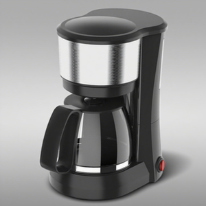 Cafetière de cuisine unique avec tasses, carafe en verre, machine à café à filtre automatique numérique - Product Image 4