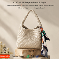 Sac à bandoulière pour femme G-8274 en PU, motif géométrique diamanté, style luxe léger, fermeture éclair, sac à main décontracté en forme de croissant, sac bandoulière