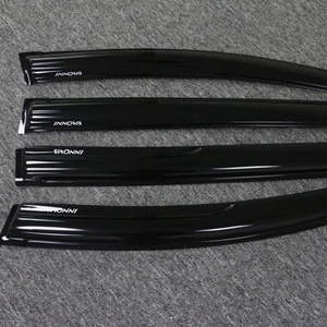 Nouvel Arrivage Déflecteur de Vent Noir en Filet pour Vitre de Portière, Décoration de Voiture, Pare-Soleil pour Toyota INNOVA 2016-ON - Product Image 1