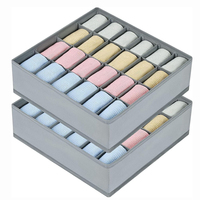 Bacs de rangement carrés en tissu écologiques pour la maison, pliables, en non-tissé, avec poignées, logo personnalisé pour le rangement dans les placards