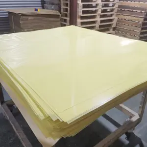 Bahan insulasi serat kaca Epoxy kaca kuning Fr4 3240 lembar ketebalan 1.5mm