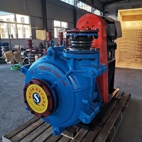 Bomba centrífuga horizontal de lodos con motor asíncrono revestido de caucho para minería y edificios comerciales, personalizada por fabricante OEM/ODM