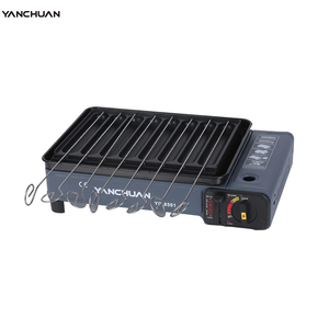 ポータブル屋外キャンプ用ガスストーブポット付き低価格ボタンバーナーポットパン & グリドル - Product Image 5