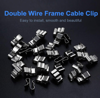 Semitree — Clips de câbles jouet en acier inoxydable, clipsables pour câbles haut de gamme, en métal, 0.9 pouces, 30 pièces