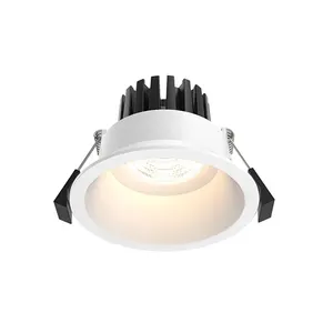 Çözüm seçin alüminyum anti-paslanma gömme led duvar yıkayıcı spot cob downlight siyah krom reflektör fikstür için otel