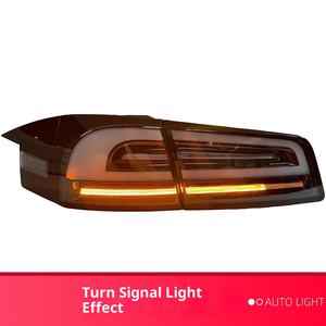 مجموعة أضواء خلفية <span class=keywords><strong>LED</strong></span> جديدة لسيارة تسلا موديل S بجهد 12 فولت مع عدسة شفافة وإضاءة بيضاء سفلية للقيادة والفرامل وإشارات الانعطاف للتحديث/الترقية - Product Image 4