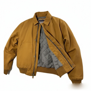 Hochwertige Vintage Winter Parka Herren geste ppte warme gepolsterte flamm hemmende Arbeits kleidung Custom Polyester Wadded Coat - Product Image 5