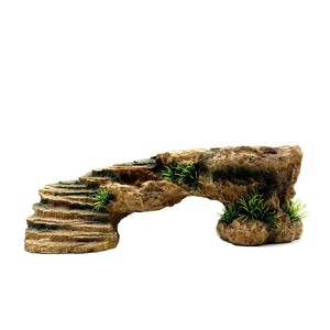 Résine simulation pierre <span class=keywords><strong>tortue</strong></span> terrasse aquarium fournitures aquarium résine artisanat aménagement paysager décoration escalade abri pour animaux de compagnie - Product Image 5