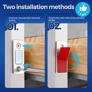 Loquet <span class=keywords><strong>de</strong></span> <span class=keywords><strong>porte</strong></span> d'armoire ultra mince Loquet <span class=keywords><strong>de</strong></span> <span class=keywords><strong>porte</strong></span> magnétique puissant Loquet <span class=keywords><strong>de</strong></span> tiroir adhésif magnétique <span class=keywords><strong>pour</strong></span> armoire - Product Image 5