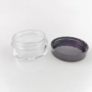 Pequeños Frascos de Plástico para Cosméticos de 2g, Frasco Transparente de PS con Tapa de Rosca Transparente para Muestras de Crema Facial con Tapas - Product Image 6