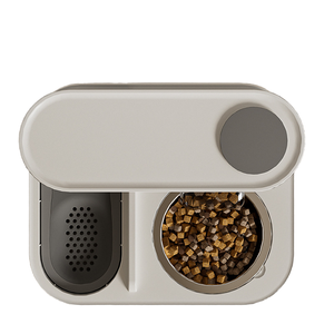 Comedero automático para gatos: combina agua y comida en una unidad. Dispositivo de alimentación dos en uno. Cuenco de alimentación para mascotas de acero inoxidable - Product Image 5