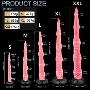 YOCY Nuevo Dildo Tentáculo de Colores, Súper Largo, para Vagina y Ano, Masturbador, Dildo Tentáculo de Monstruo de Fantasía, Tapón Anal - Product Image 2