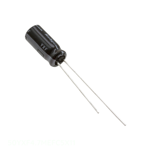 ตัวแทนจำหน่ายอย่างเป็นทางการ ตัวเก็บประจุแบบ CAP ALUM 4.7UF 20% 50V RADIAL TH 4.7 uF แบบ Through Hole รุ่น 50YXF4.7MEFC5X11 - Product Image 1