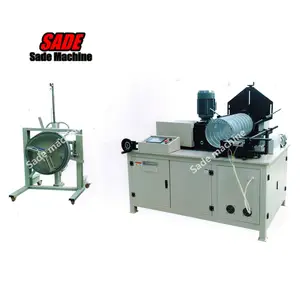 customized expanded diamond mesh spiral tube rolling machine with plc control