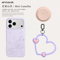 Nouvelle coque de téléphone magnétique antichoc en silicone liquide personnalisable OEM pour iPhone 15 16 17 18 Pro Max avec Pop Grip et porte-clés